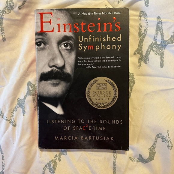 Marcia Bartusiak-Einstein's Unfinished Symphony Hard Cover Book - Picture 1 of 2